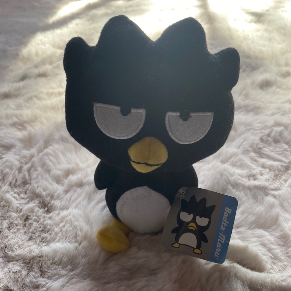Badtz-Maru plush toy figure by Sanrio. Official USA License Sanrio.